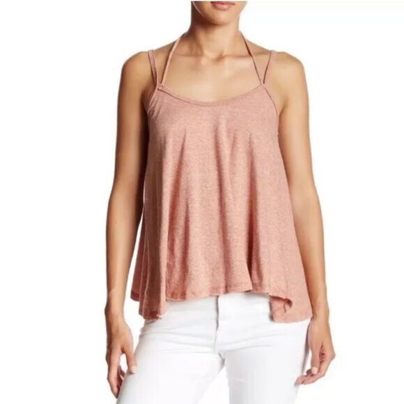 🆕 Free People - We The Free So In Love With You Strappy Tank in Sunset Heather - Picture 3 of 9